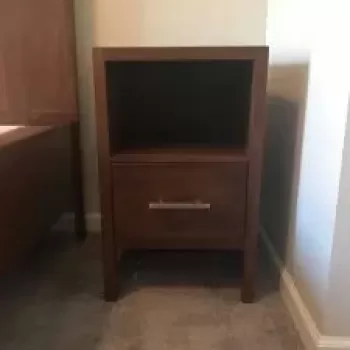 Dark Wood End Table